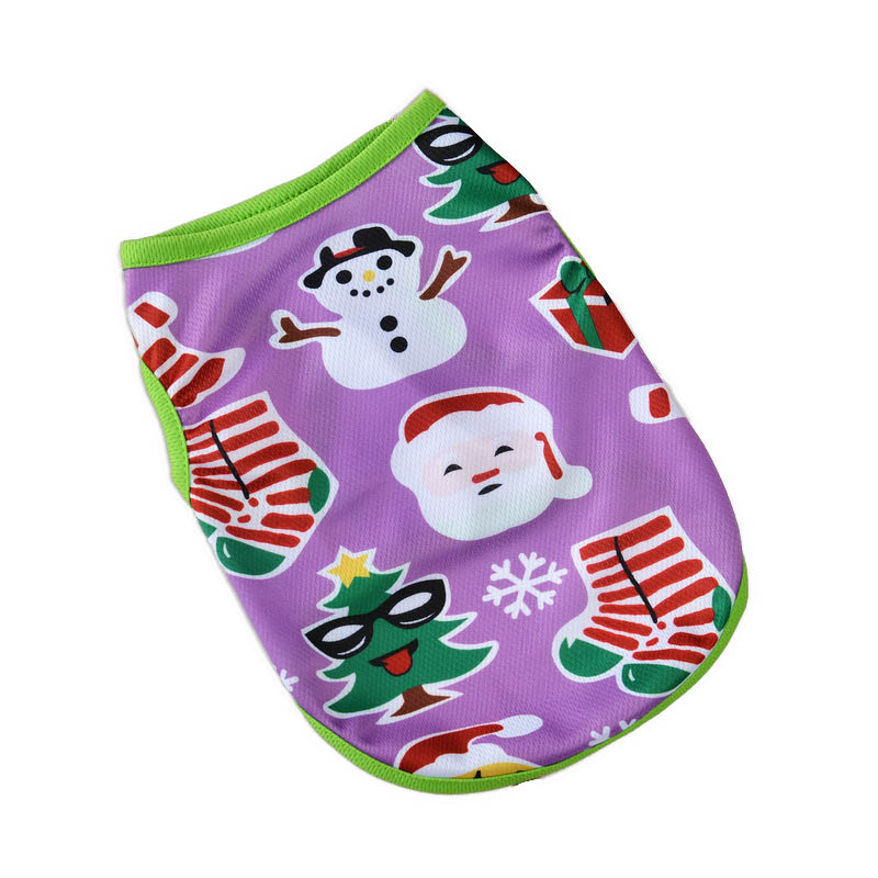 Christmas Dog Clothes Pet Clothing For Small Medium Dogs New Year Puppy Vest Shirt Christmas Chihuahua Poodle Clothes