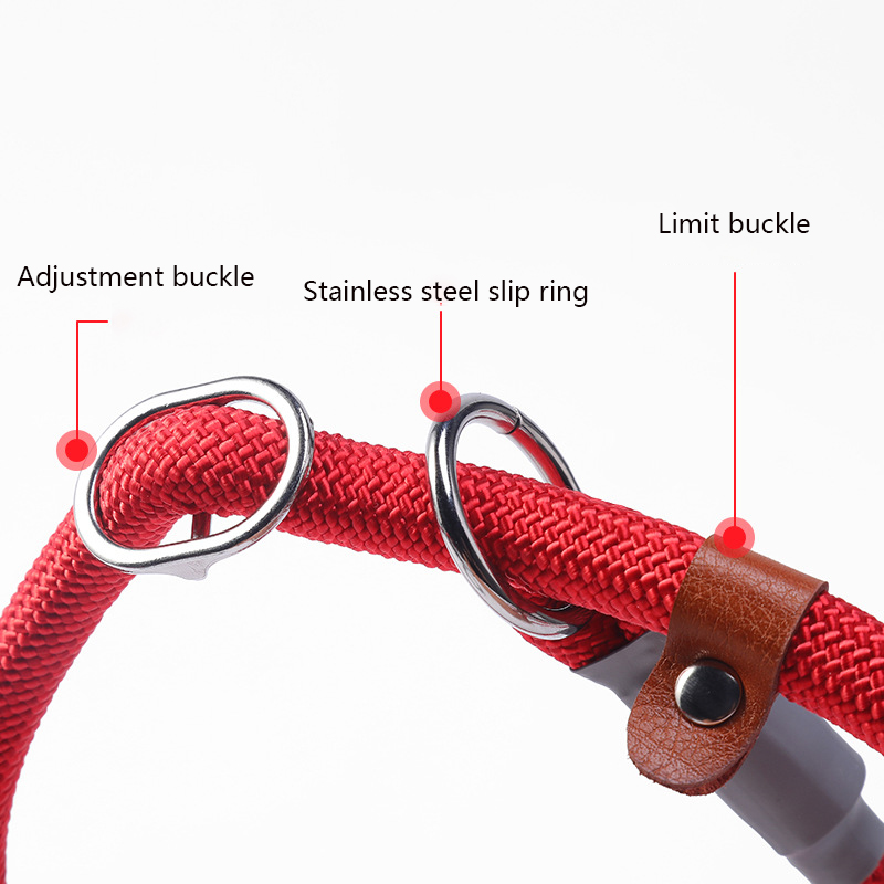 Dog Leash Explosion-proof Punch P Chain Dog Leash Anti-breakaway Suitable for Large,medium and Small Dogs Dog Leash Pet Supplies