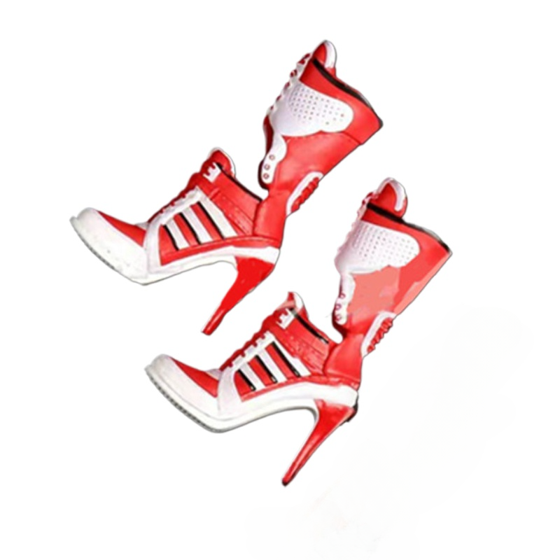 Women Cosplay Ankle Boots Costume Props Adult Accessories Shoes Boots for Girls Women Halloween White High Heel Short Boots