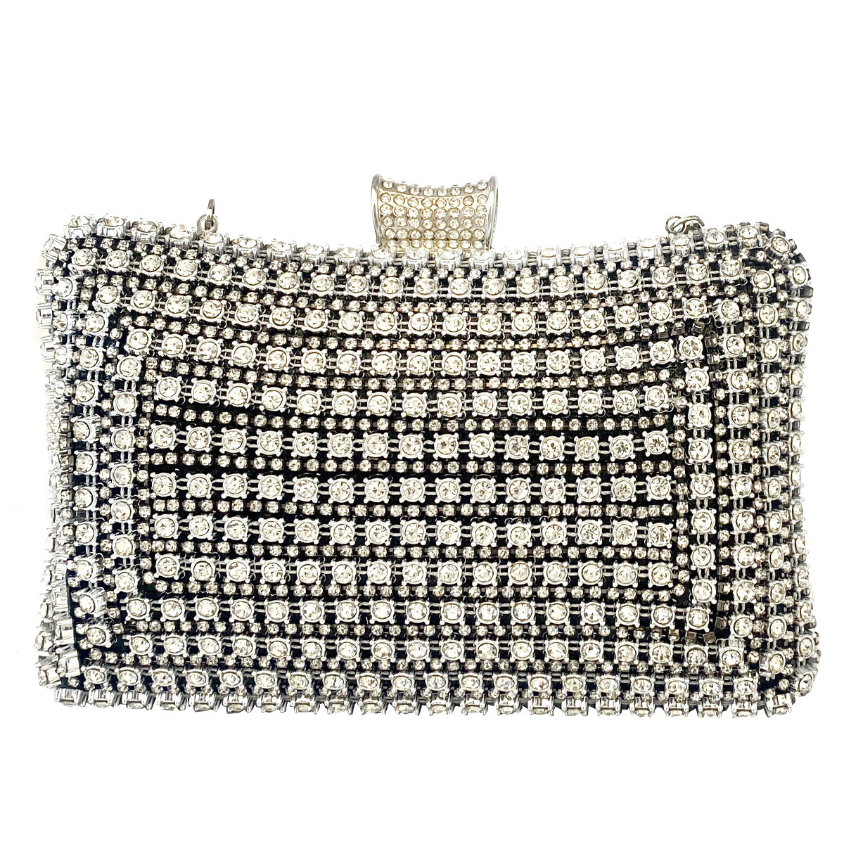New 2024 with Inlaid Handmade Diamond Ladies Dress Evening Bag Banquet Handbag