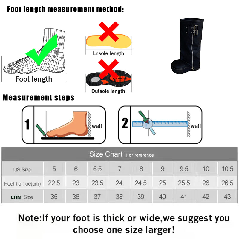 Female Thick Soled Shoes Women Knee High Boots With Designer Zippers Footwear Fashion Platform Ladies Western Long Booties