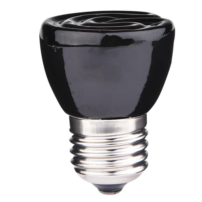 110-120V 100W E27 Far-Infrared Ceramic Pet Heating Lamp LizardTortoise Spider Reptiles Box Heater Warmer Heat Bulb Light