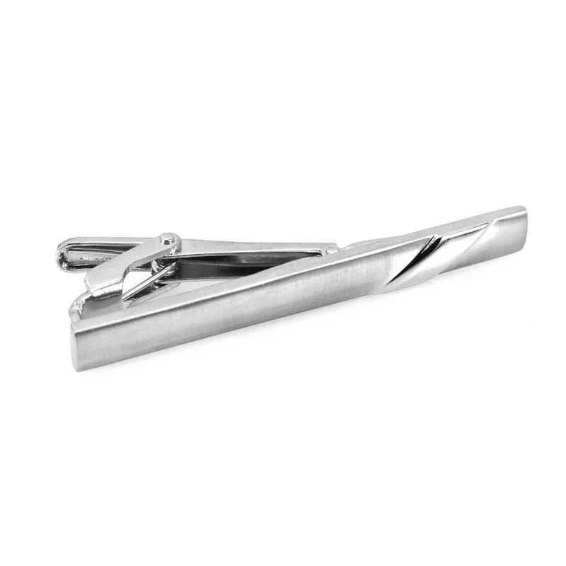 High quality mens and womens tie clip copper metal Classic black enamel clip business suit shirt accessories jewelry giftsX240914