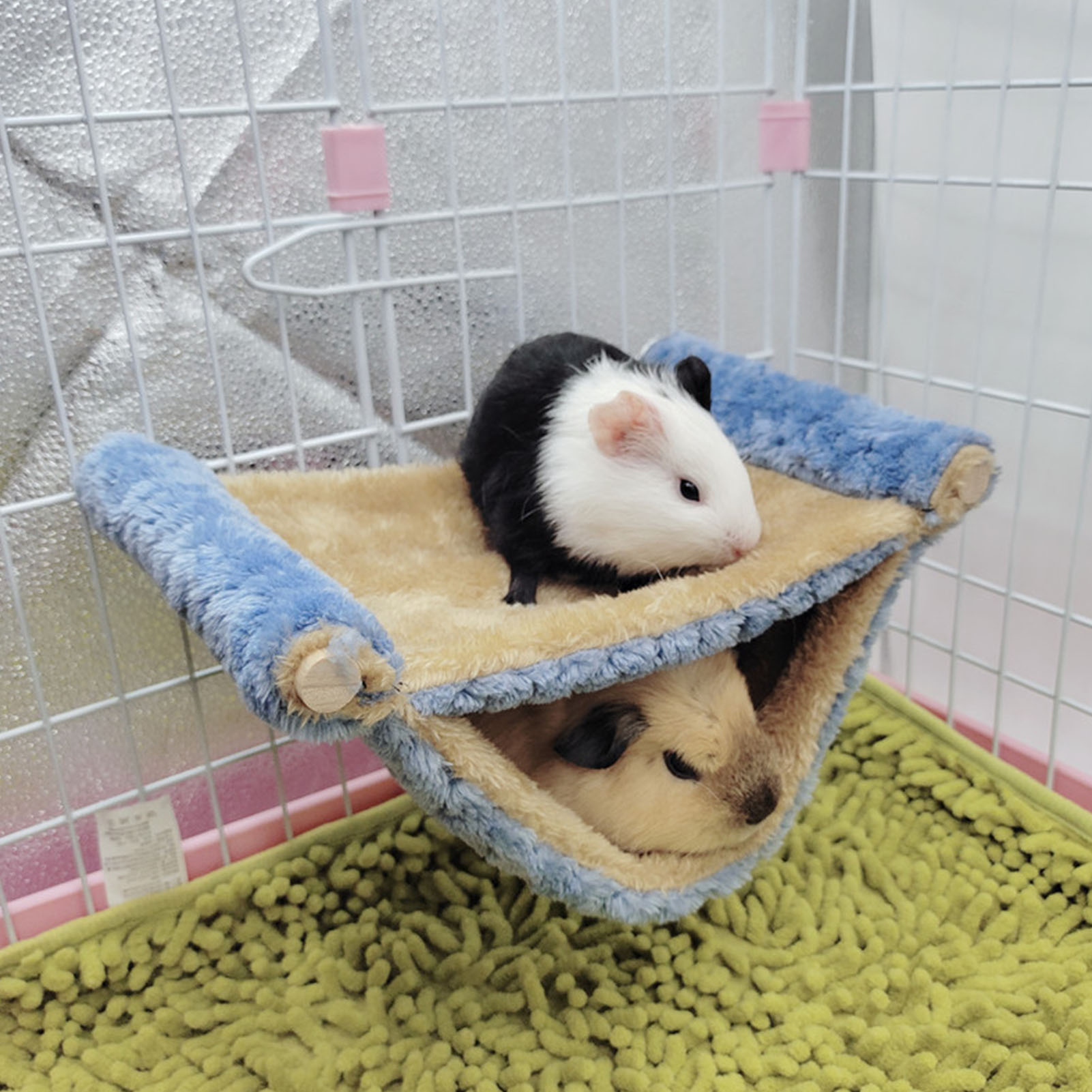 Small Animal Hanging Hammock Bed Soft Warm Double Layer Small Pet Cage Hammock For Squirrel Hamster Golden Hamster