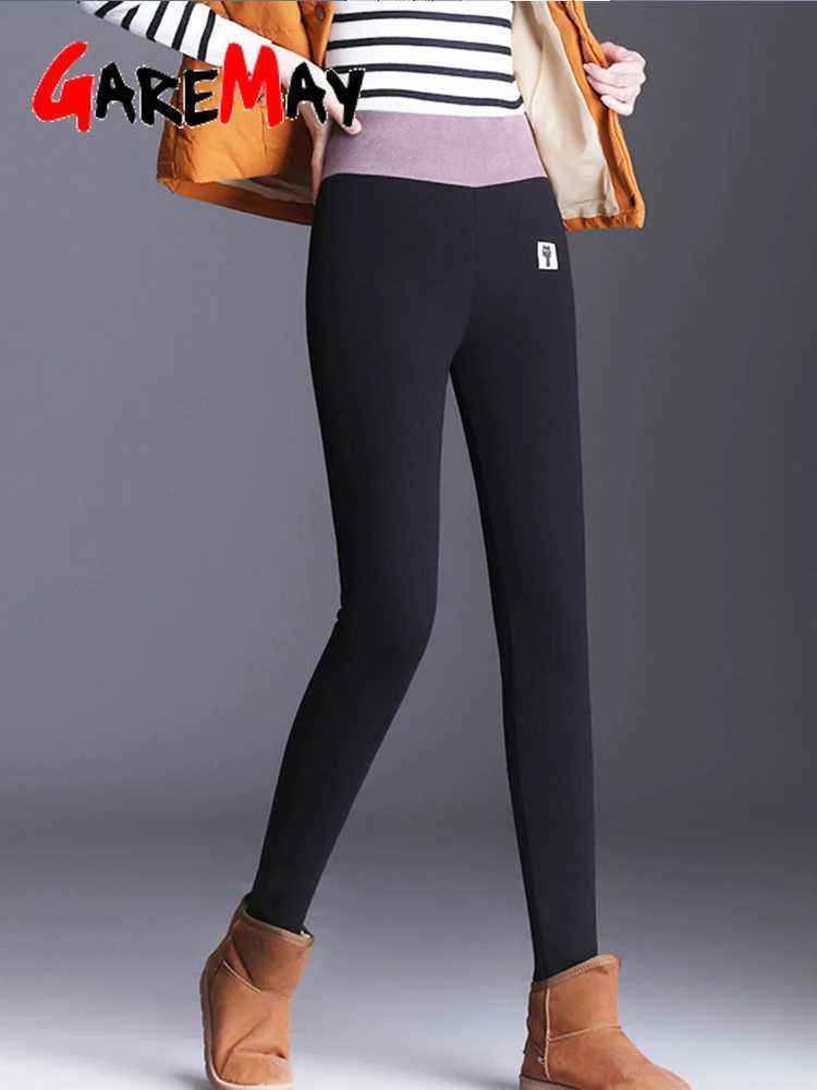 Cashmere Leggings High-Waisted Tights Womens Leggings Warm Velvet 2024 Slimming Warm Leggings for Women 5XlX240914