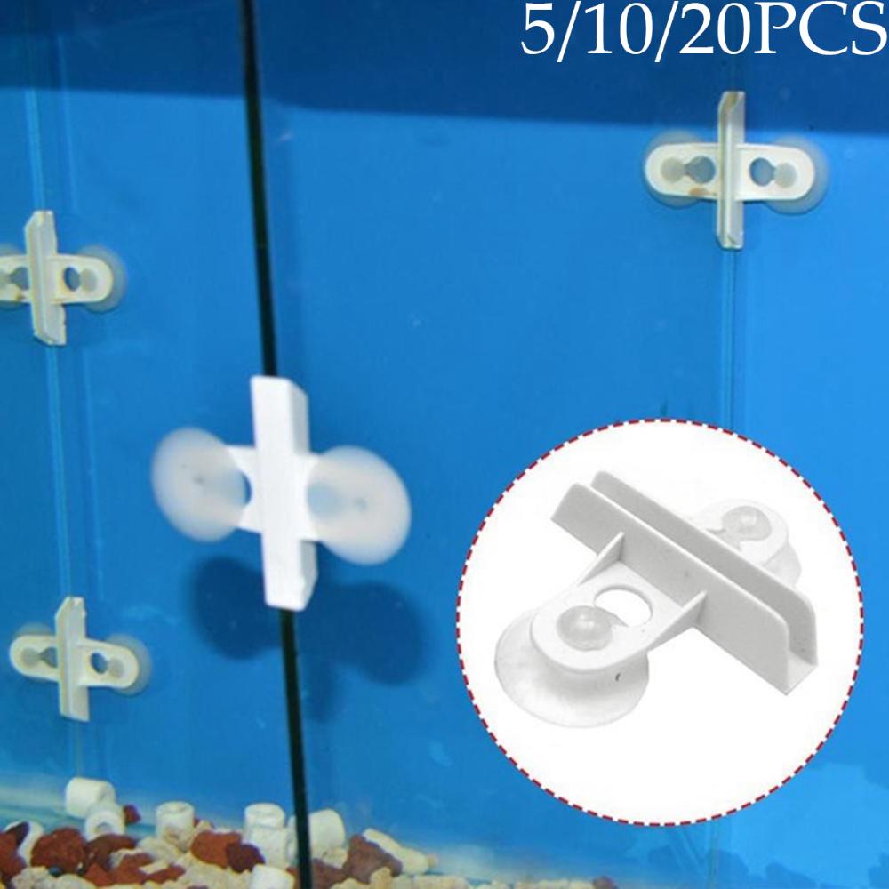 Plastic Divider Sheet Aquarium Glass Clamp Partition Fish Tank Isolation Clip Suction Cup
