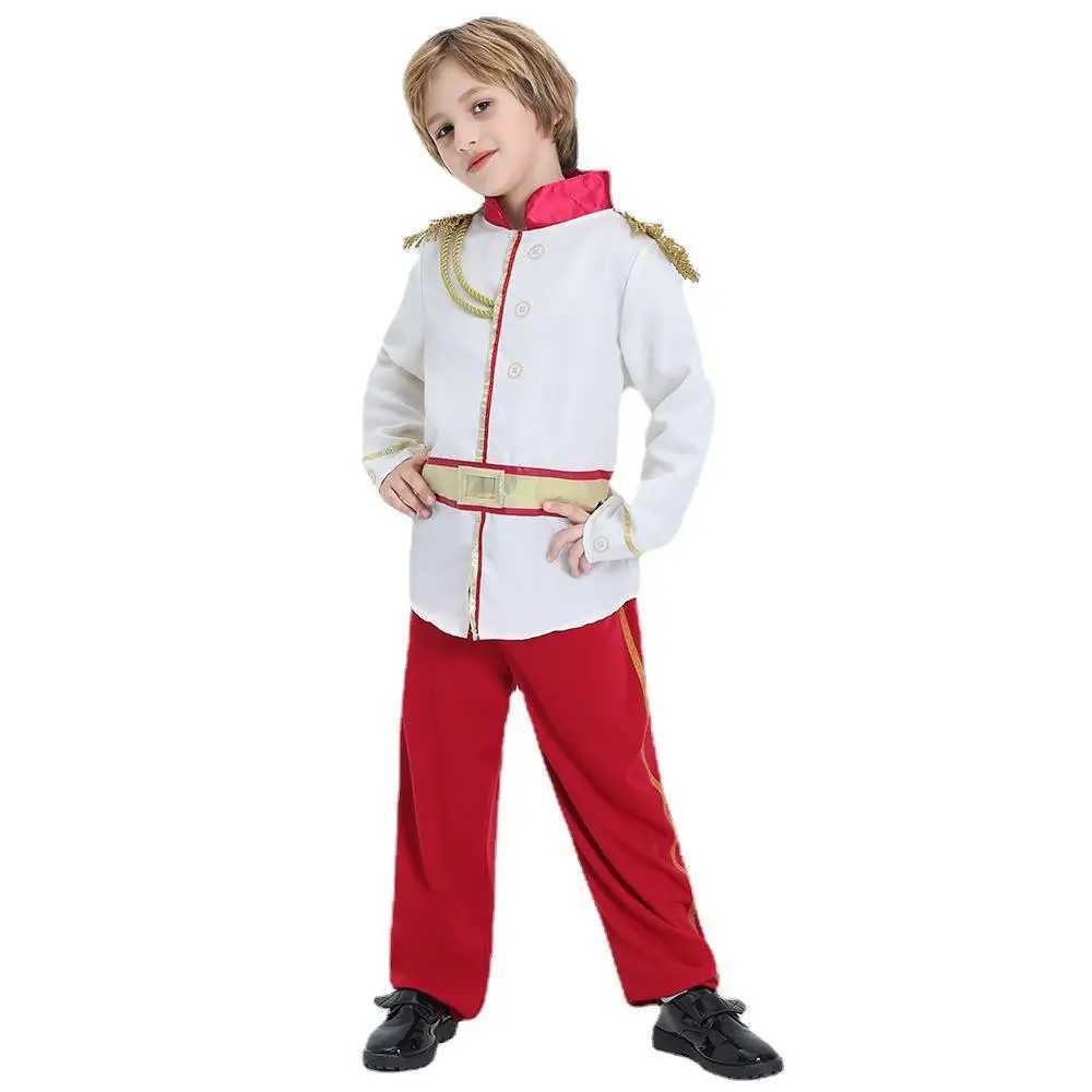 Prince Costume for Kids Boy Halloween 7-piece set of Prince Cosplay Costumes childrens gift King Clothing Carnival party costume W240914
