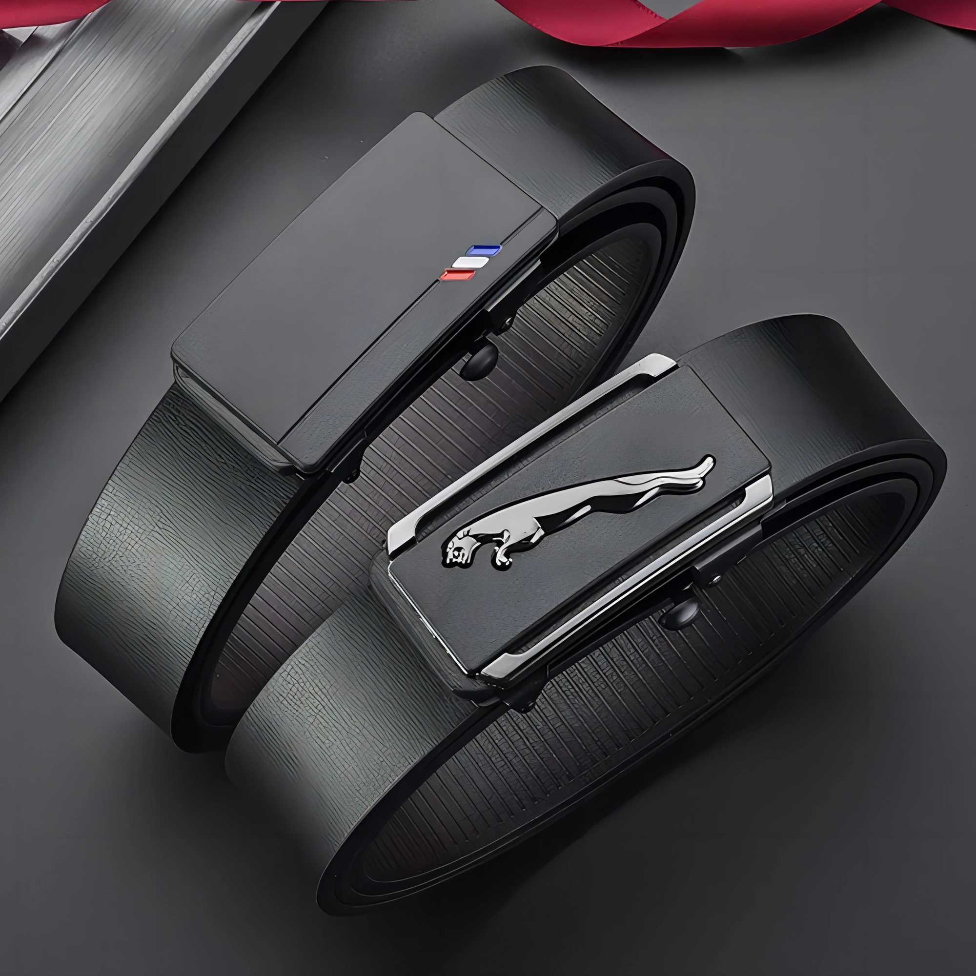 Fashion Business MenS Belt Genuine Luxury Brand Belt Automatic Buckle Belt PU Leather Soft Belt With Cargo Pants Jeans BeltX240914