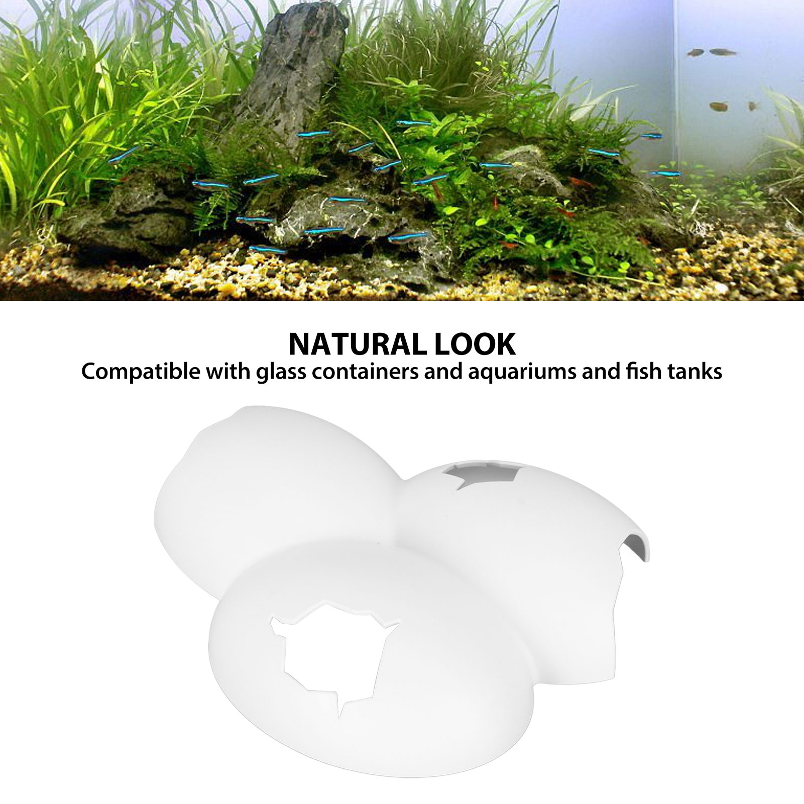 Reptile Hideout Cave Innovative Landscaping Siamesed Eggshell Simulation Terrarium Hide Cave For Snakes Lizards Geckos