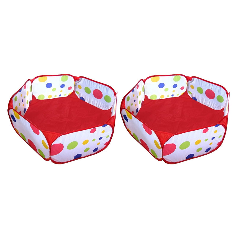 2X Guinea Pig Foldable Playpen Portable Small Animals Playpen Open Outdoor/Indoor Exercise Fence For Hedgehogs, Hamster