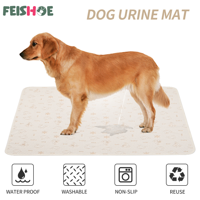 Washable Dog Pet Diaper Mat Reusable Pet Pee Pad Absorb Mat Training Pad Underpad for Dogs Splash Pad Dog Mat Urine Mat