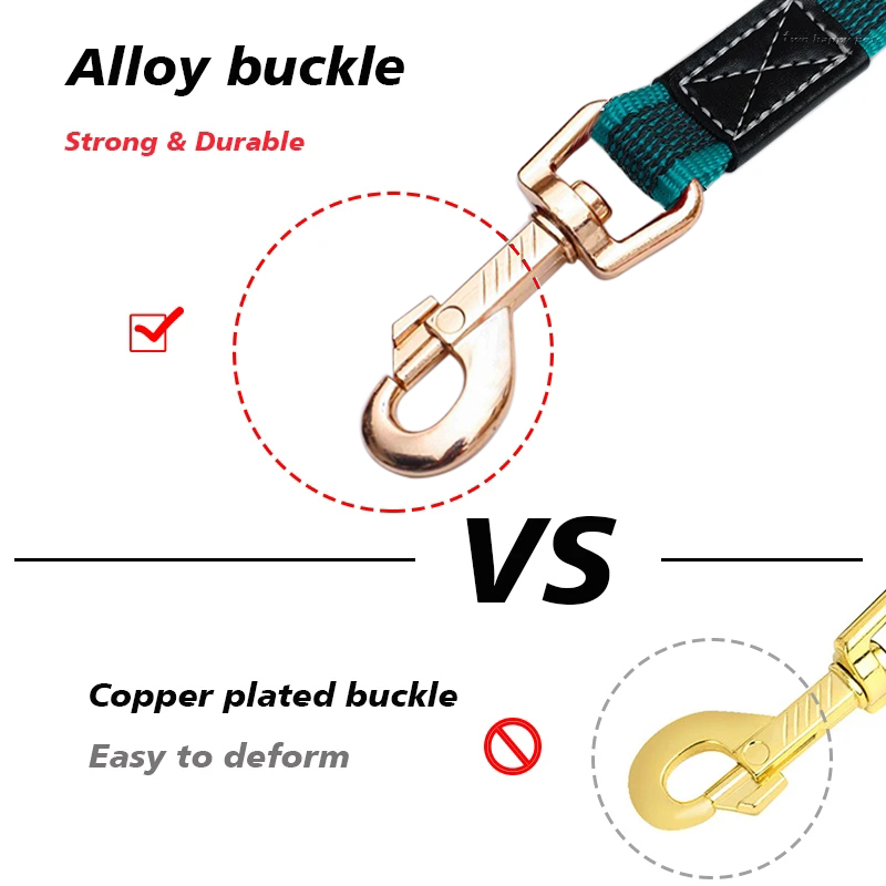 Lead Walking Leash Adjustable Nylon Dog Leash for Small Medium Large Dogs Outside Traning Dogs Training Rope Pet Accessories