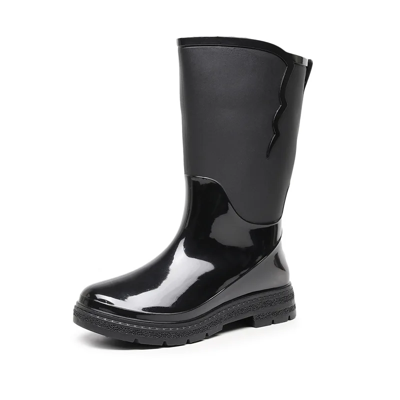 Boots Women Non-slip Rain Outdoor Water Boot Fishing Thick Sole Rubber Female Waterproof Shoes Comfy 2024 a9e1