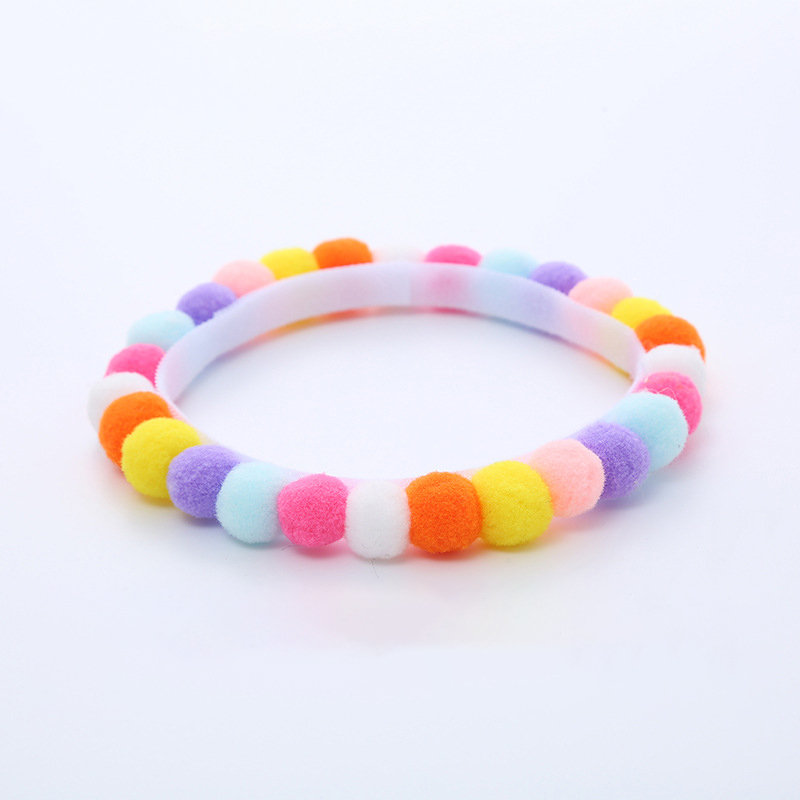 Macaron Colorful Pet Collar, Self Adhesive Cute Cat Collar with 5cm Extension Chain for Birthday Party and Christmas Accessories