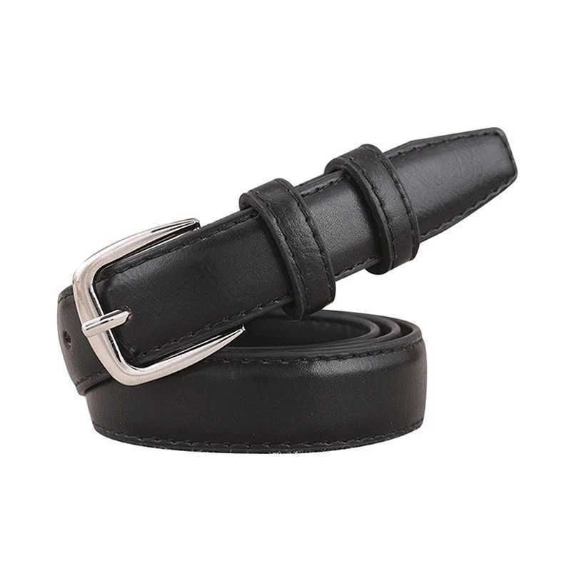 1Pc Womens Fashion PU Leather Metal Buckle Belt Girls Dress Jean Pants Waistband Belts For Lady High Quality Ladies Dress BeltX240914