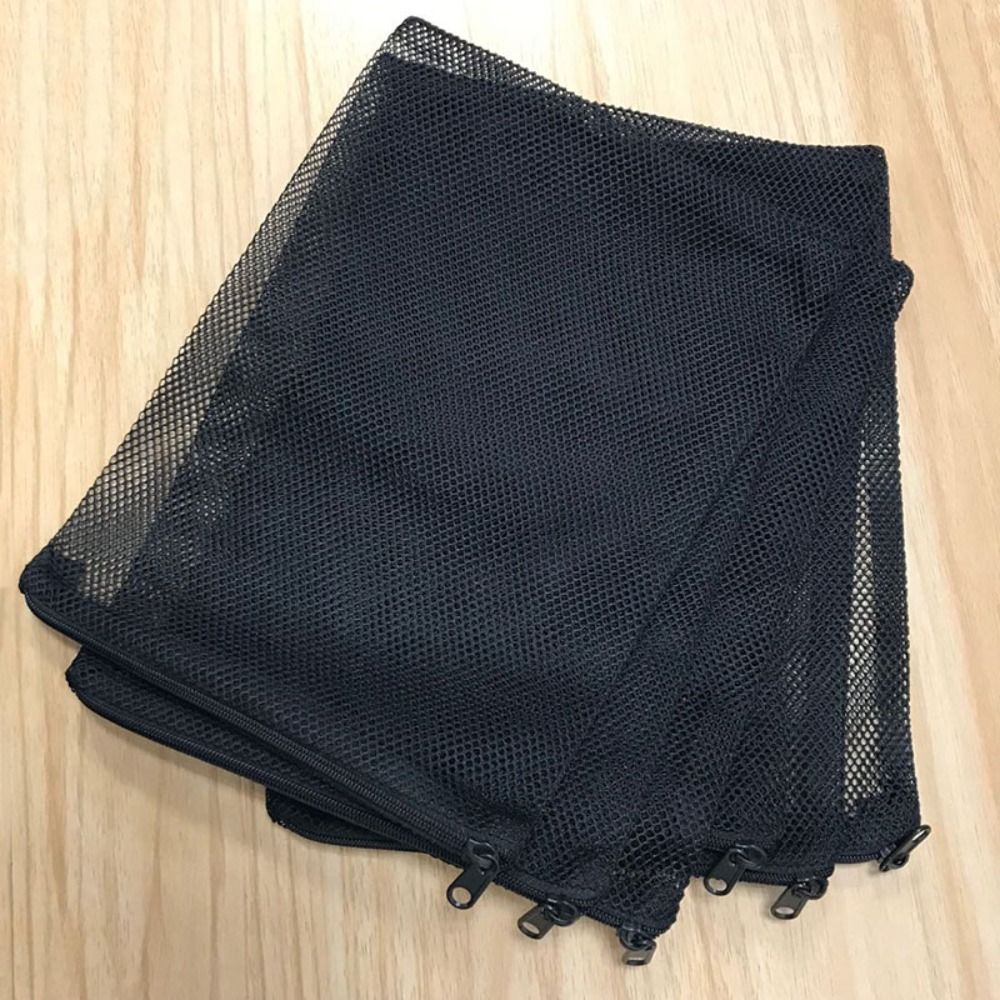 Filter Supplies Isolation Bag Nylon Filter Bag Pond Media Black Filter Net Bag Reusable for Aquarium Fish Tank Mesh Zip Net Bag