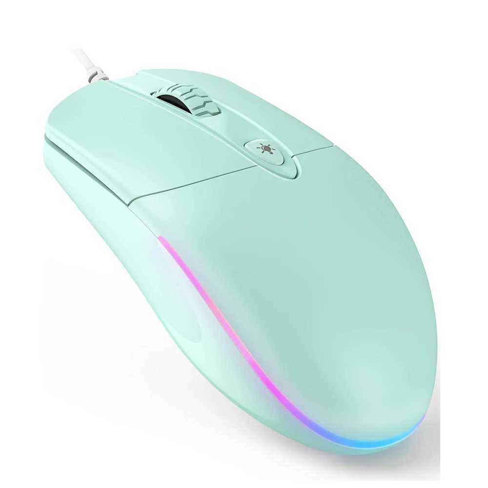 Mice Jelly Comb Wired USB Mouse RGB Backlit Gaming Mouse Suitable for PC Laptop Windows Desktop 1600 DPI Wine Red Black White y240914