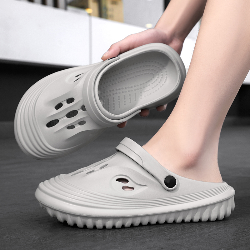 Fashion Men's Beach Sandals Outdoor Indoor Comfortable Clogs Slippers Men Casual Shoes Garden Shoes Mens Beach Sandals Slides