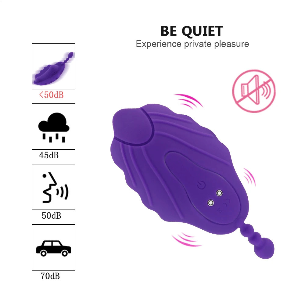 Soft wearable underwear vibrator invisible remote control vaginal clitoral stimulation anal plug adult sex toy 240914