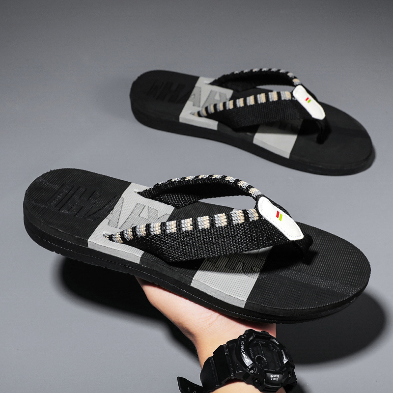 2023 New Summer Men Flip-flops Slippers Design Beach Sandals Comfortable Men Casual Shoes Men Outdoor Home Flip Flops Footwear