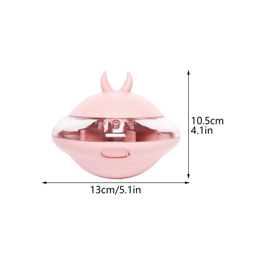 Tumbler Dog Food Treat Dispenser Toy Green Pet Slow Feeding Ball Plastic Blue For Cat Puzzle Toys Pink Rubber