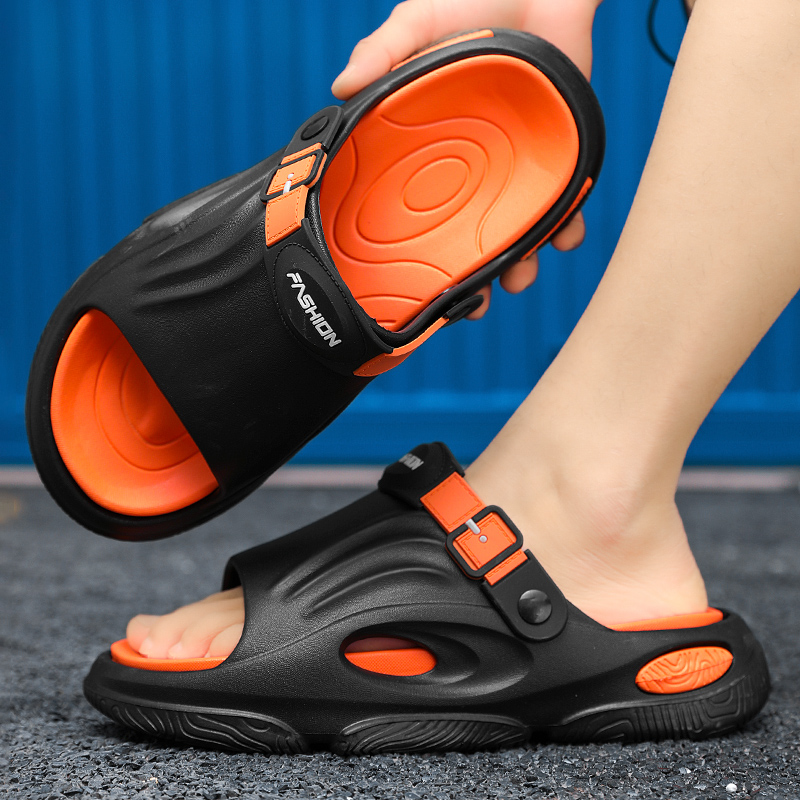 High Quality Men's Outdoor Sandals Slippers Beach Comfortable Slides Thick Sole Clogs Men Casual Shoes Men Beach Sandals 38-45