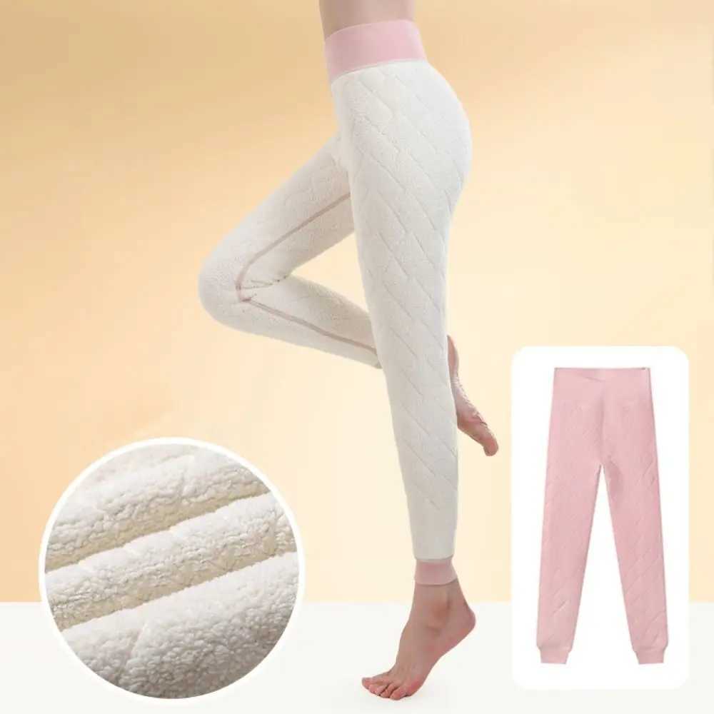 Cusual Wool Women Leggings Warm Thickened Underpants Autumn Winter Slim Fit Long PantsX240914