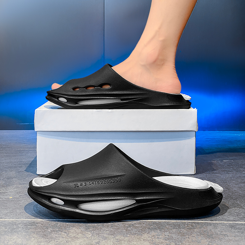 Fashion Men's Slippers Indoor Outdoor Sandals Beach Comfortable Soft Slides Men Casual Shoes Flip-flops Men Women Home Slippers