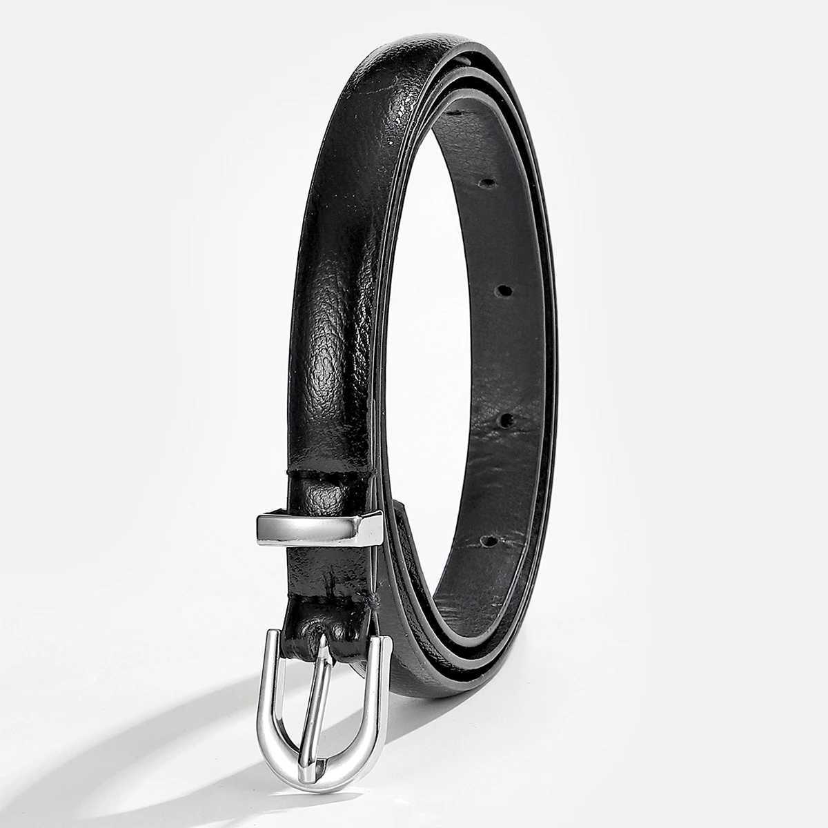Womens New Small Belt in Belt Simple and Versatile Korean Decorative Fashion Trend Professional Fashion Jeans BeltX240914