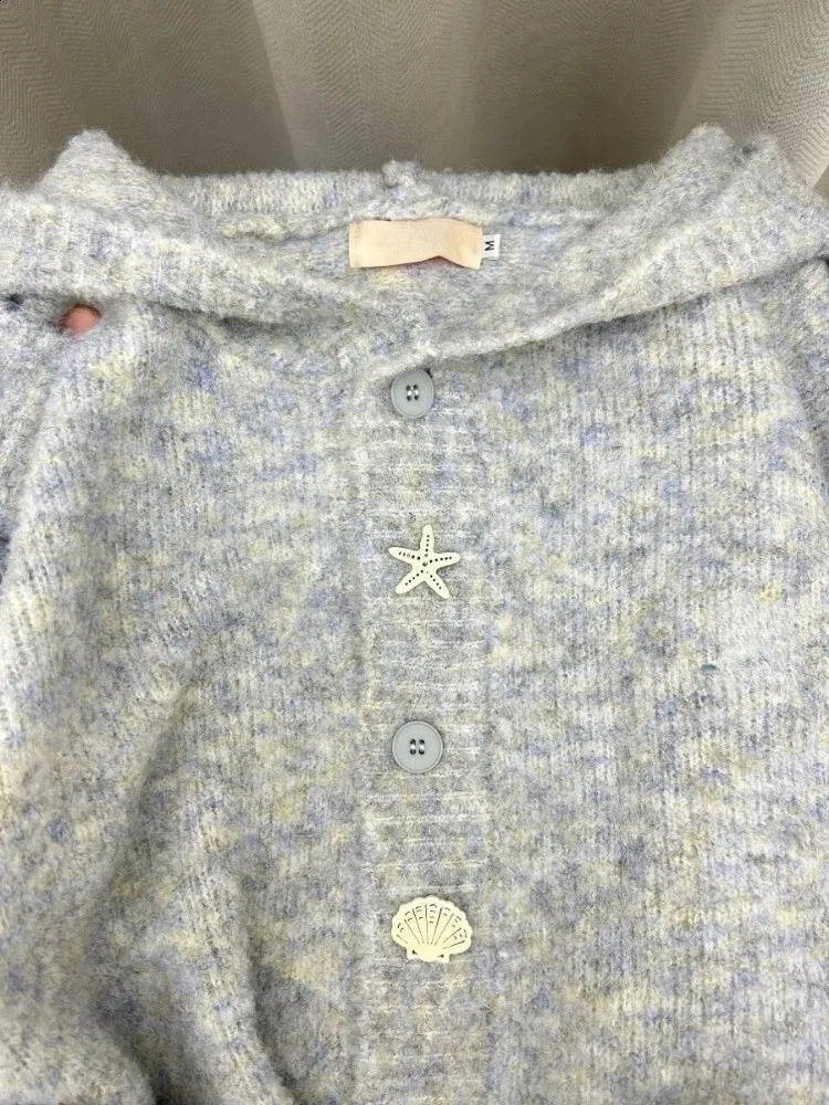 Autumn Winter Hoodie Cardigan Coat Women Lazy Long Sleeve Knitted Tops Mujer Fashion Allmatch Single Breasted Sweater 240904