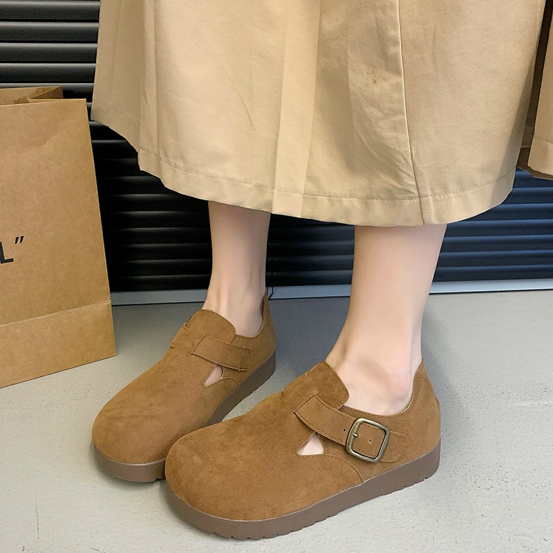 Platform Women's Slip-on Female Footwear Clogs Moccasin Dress Comfortable Summer Retro New Slip On Shoes For Women 3506