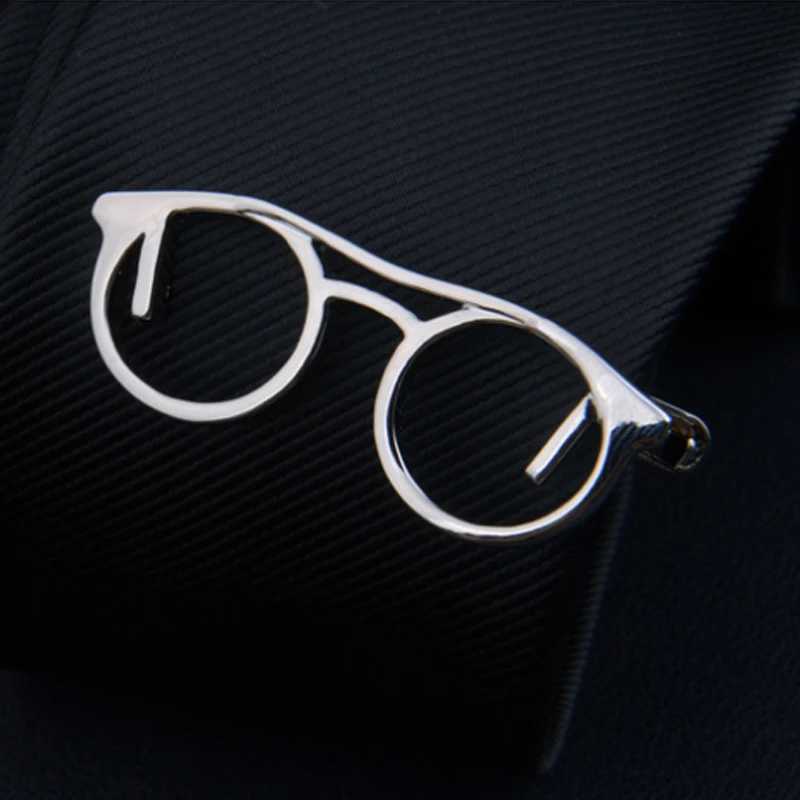 Glasses Car Airplane Fork Spoon Shape Metal Tie Clip For Men Necktie Clips Pin Clasp Clamp Fashion Male Shirts Charm Party GiftsX240914