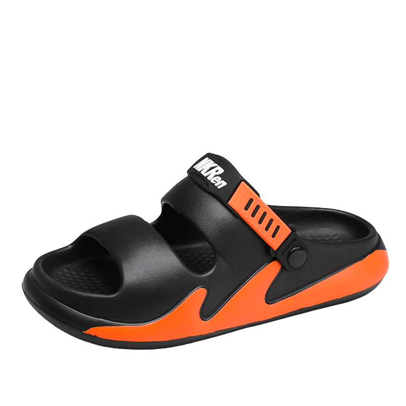 New Men's Outdoor Sandals Slippers Beach Comfortable Thick Sole Clogs Men Casual Shoes Garden Shoes Men Beach Sandals 45 46