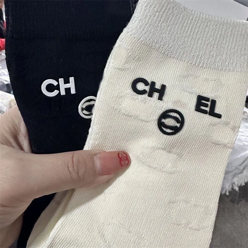 Hosiery Cotton Socks Socks Women Classic Socks Long Stockings Designers Letter Breathable Black White Mixing style Fashion Sports Casual Sock Casual Comfort