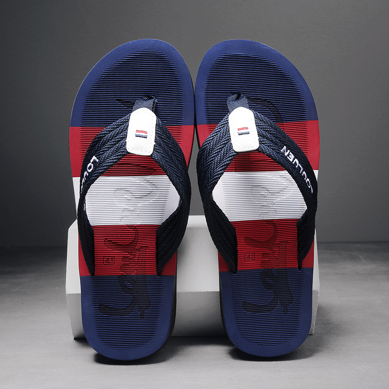 Flip Flops Rubber Men Outdoor Beach Slippers Designer Brand Men Fashion Home Slides Indoor Summer Men Casual Beach Slippers