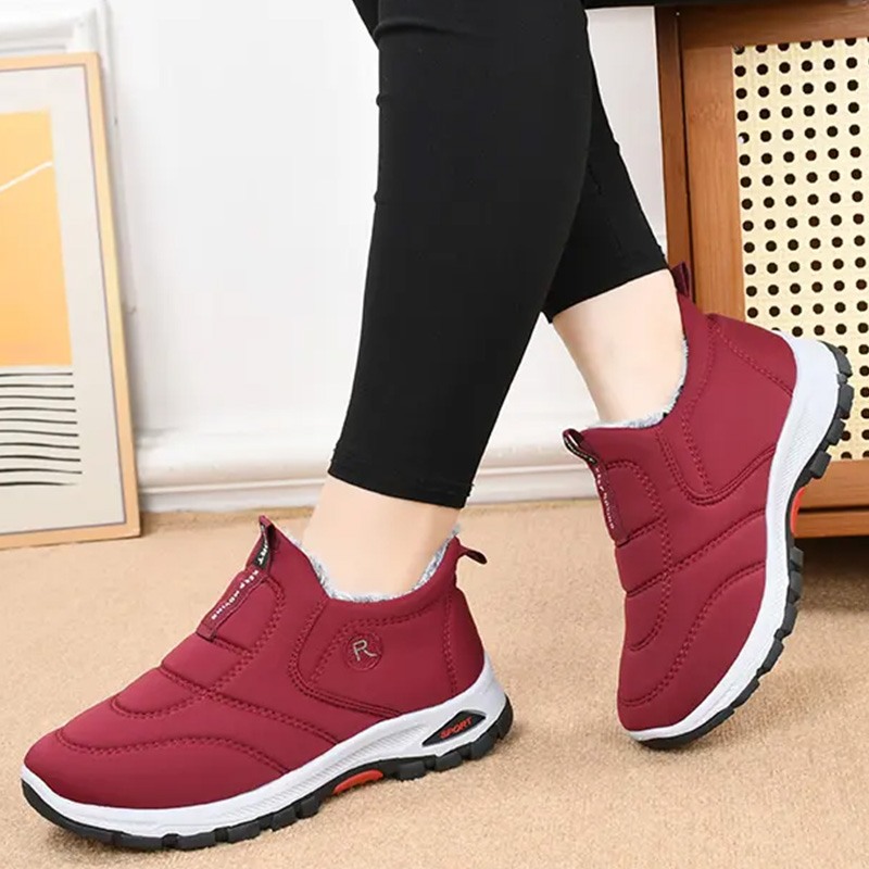 Snow Men Boots Winter Mens Shoes Male Warm Fur Shoes For Men Outdoor Men Footwear Waterproof Men's Boots Lightweight Work Shoes