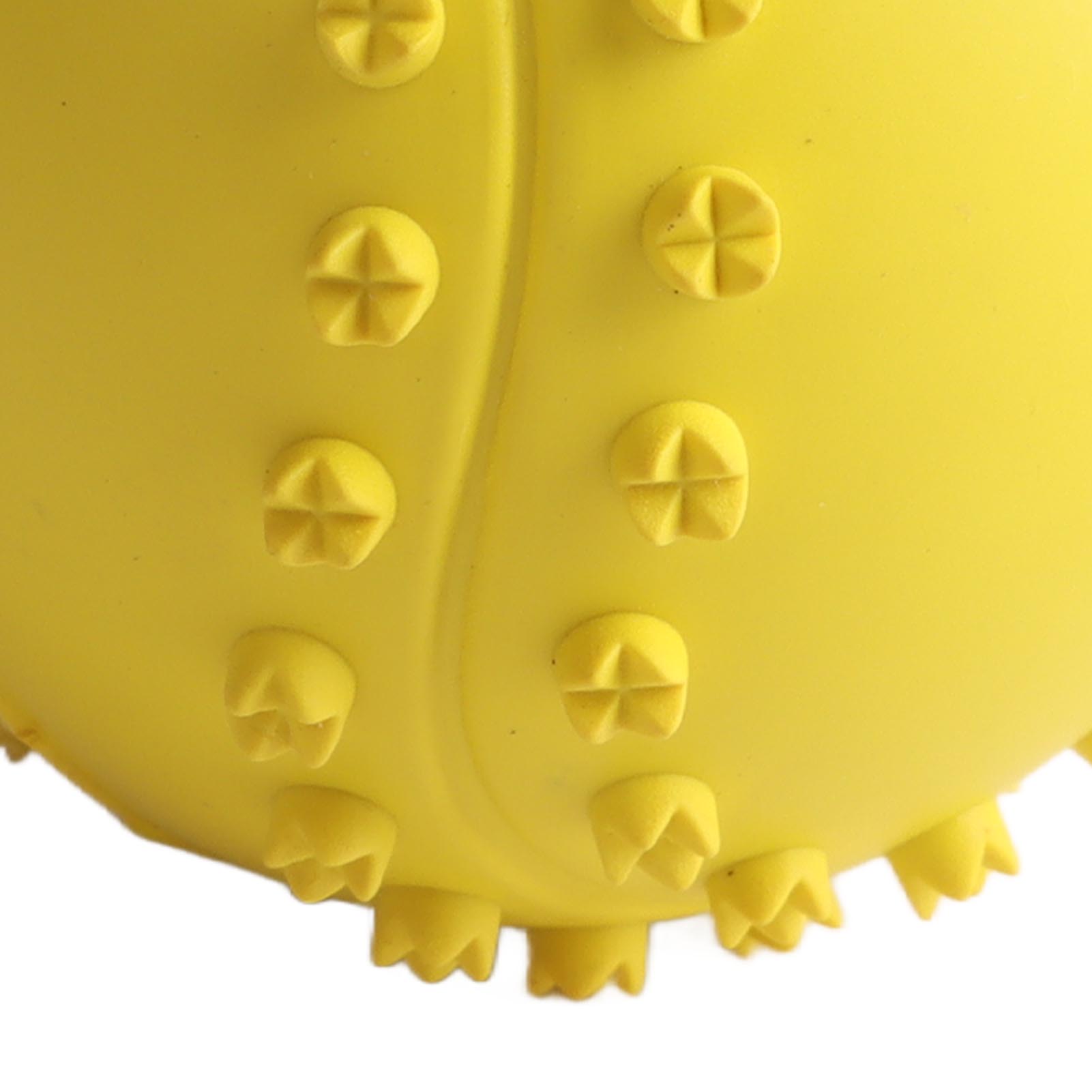 Pet Rubber Ball Toy Teeth Grinding Puzzle Safe Interactive Training Ball Toy For Small Medium Dogs Cats Rubber Baseball