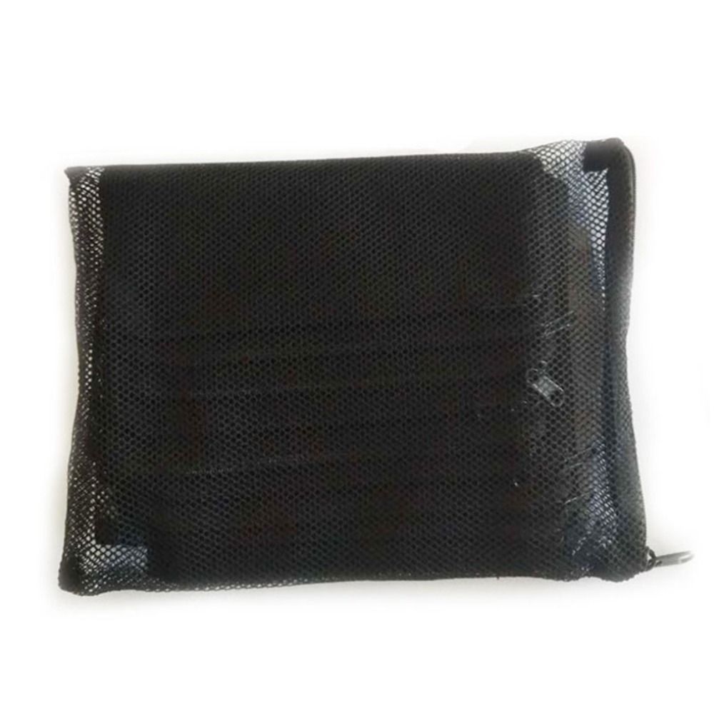 Filter Supplies Isolation Bag Nylon Filter Bag Pond Media Black Filter Net Bag Reusable for Aquarium Fish Tank Mesh Zip Net Bag
