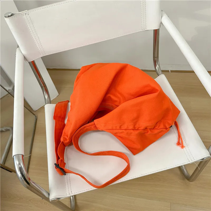 Splicing sewing thread cross body bag solid casual canvas high-quality womens garbage bag Pu womens handbag 240912