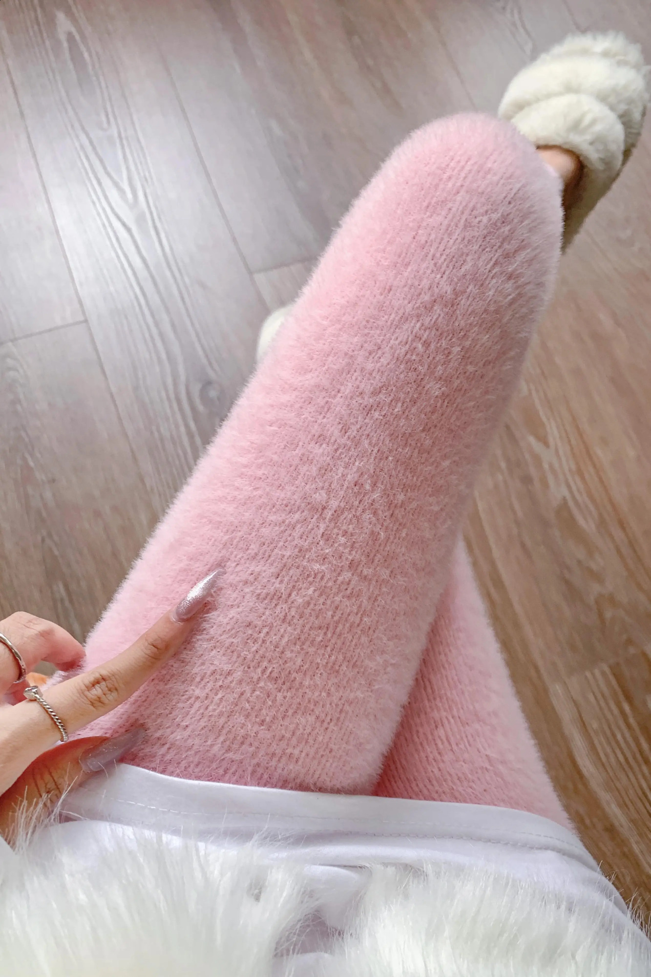 AutumnWinter Japan Knitted High Waist Underwear Womens Thick Pantyhose 240913