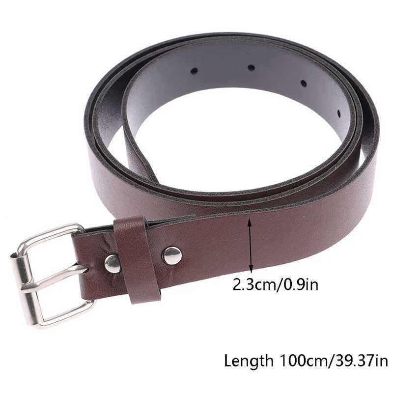 Male Leather Belts For Men High Quality Designer Reversible Buckle Business Cowskin Casual Waist Belt 2.3cm Strap WaistbandX240914
