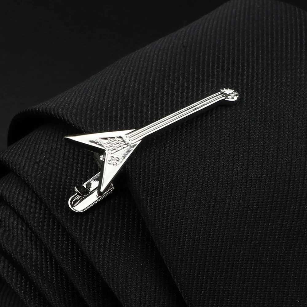 Men Alloy Metal Sliver Color Tie Clips 27 Designs Option Scissors Fish Bone Beard Wing Animal Clip Bar Wedding Party Jewelry PinX240914