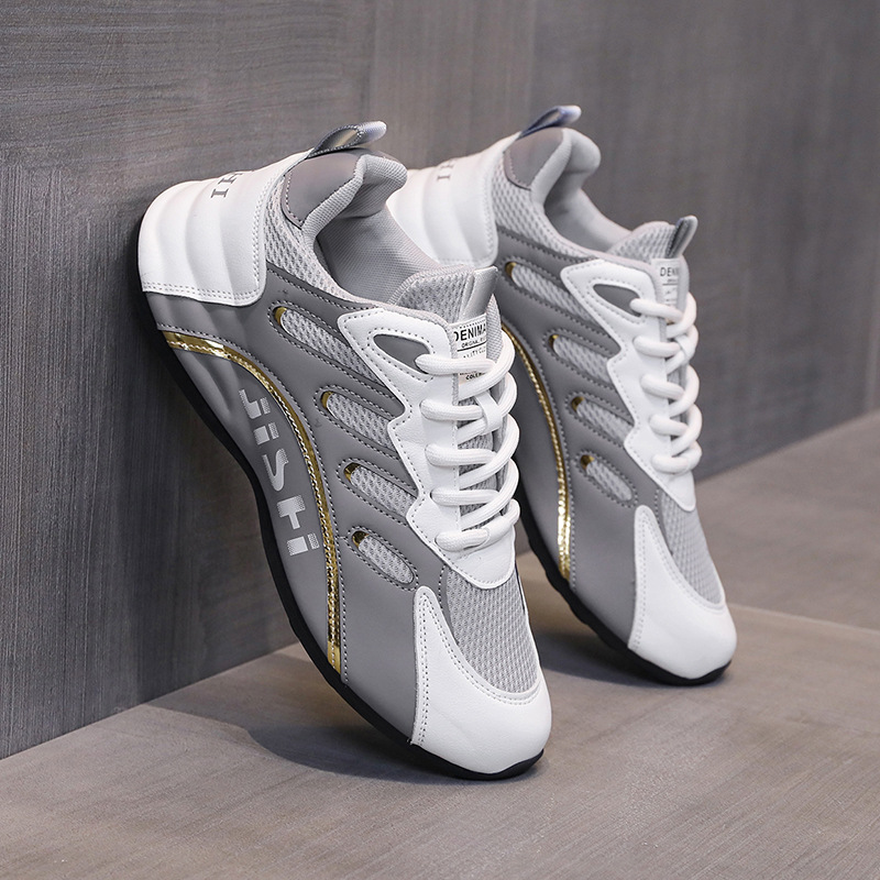 Autumn Spring Men Sneakers Running Shoes Thick Sole Lace Up Waterproof Outdoor Walking Sports Shoes Casual Footwear Gym Trainers