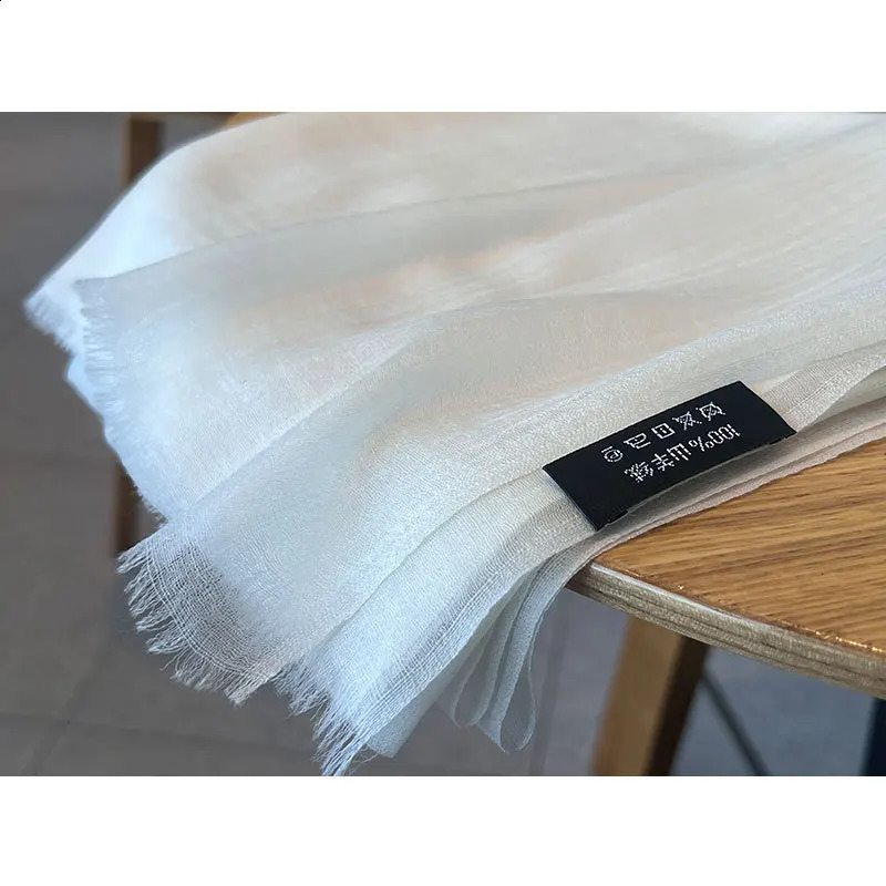 Women Scarves Solid Color Plain 100% Cashmere Square Scarf High Quality Spring Summer Female Light Soft Shawl Headscarf 240909