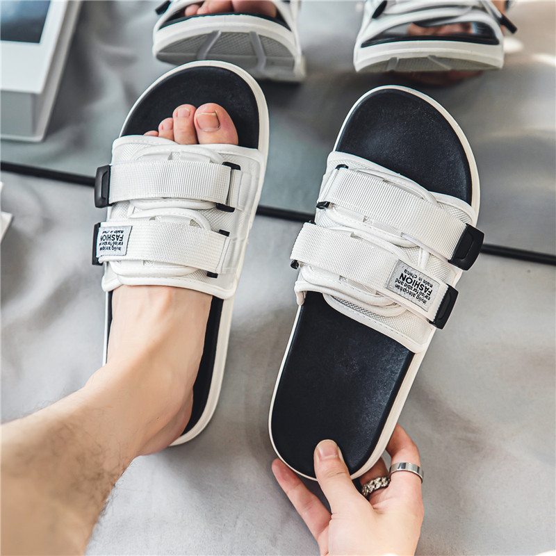 2023 Fashion New Men Slippers Outdoor Sandals Beach High Quality Casual Shoes Mens Slides Women Flip-flops Indoor Slippers