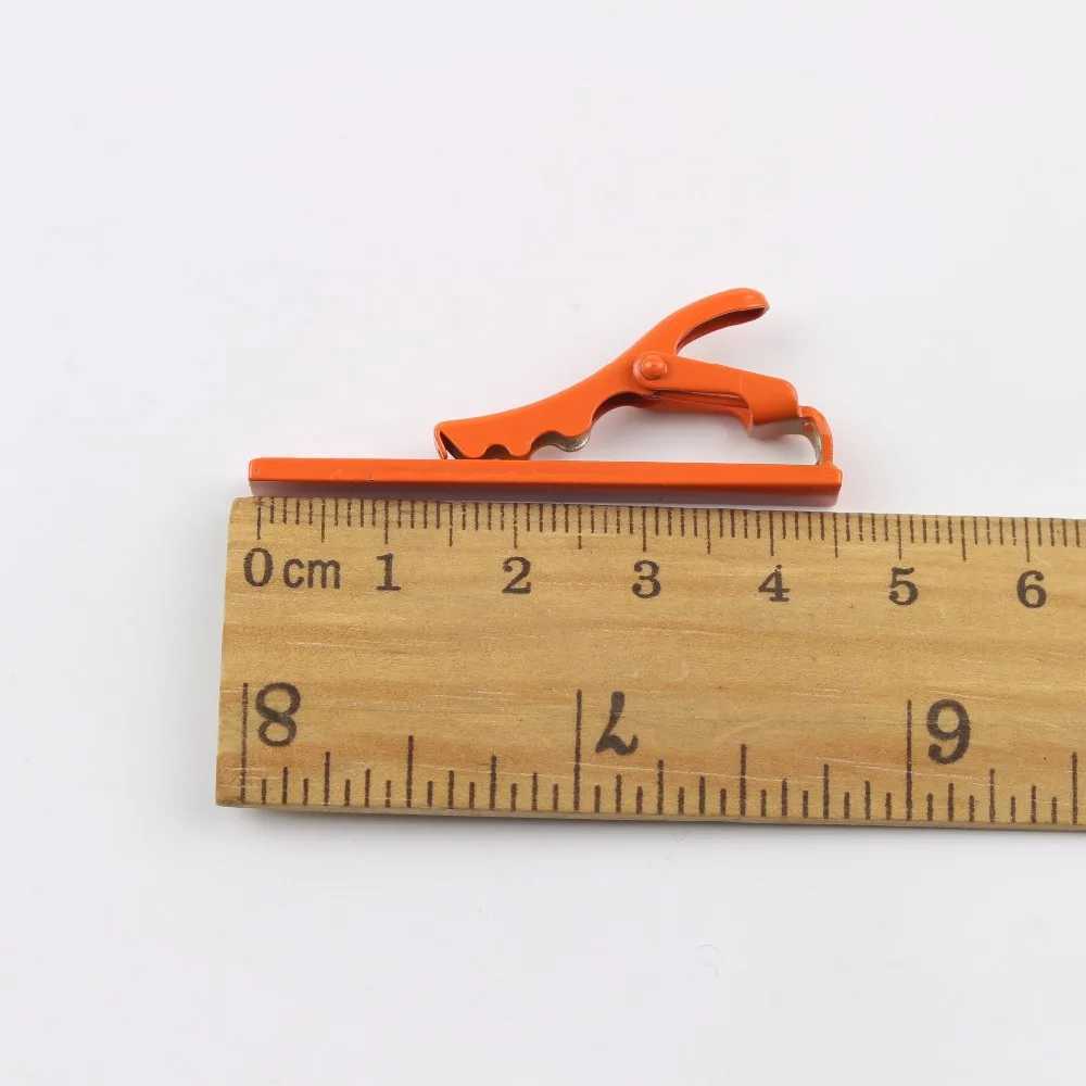 4.5cm Formal Mens Alloy Necktie Tie Clip Pin Skinny Glossy Clasp Copper Bar Wedding Slim Ties Clips Suits Accessories JewelryX240914
