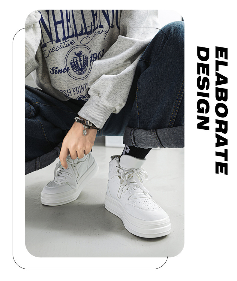 Men's Summer Sports Casual Board Niche Thick Soled Youth Fashion Shoes