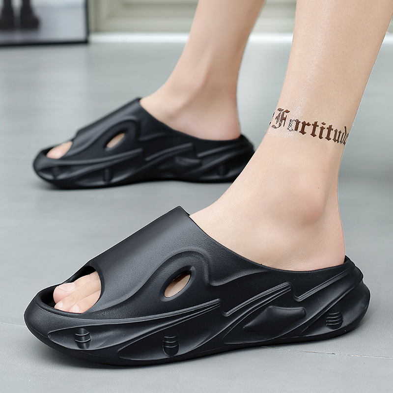 2024 Men Women Slippers Indoor Outdoor Sandals Beach Thick Sole Slides Mens Casual Shoes Flip-flops Home Slippers Sandals 36-45