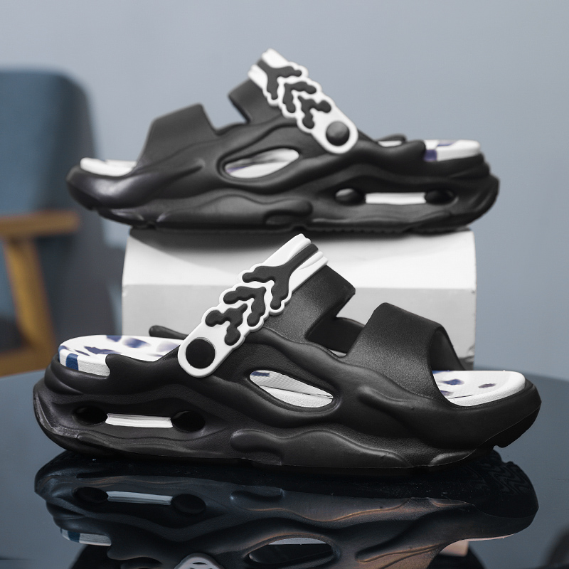 High Quality Men's Outdoor Sandals Slippers Beach Comfortable Slides Soft Clogs 2024 Men Casual Shoes Men Women Beach Sandals