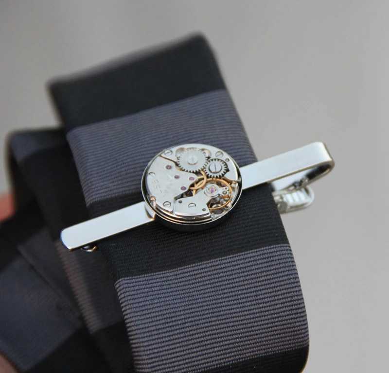 original design tie clip steam punk tie clip for men creative accessoryX240914